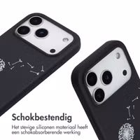 imoshion Siliconen design hoesje met koord Apple iPhone 17 Pro - Dandelion Black