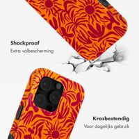 Selencia Vivid Tough Backcover met MagSafe Apple iPhone 16 Pro Max - Tropical Vibes Apricot