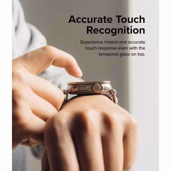 Ringke Bezel Styling + Screenprotector Apple Watch Ultra - 49 mm - Fluted Titanium