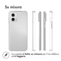 Accezz Clear Backcover Motorola Moto G73 - Transparant