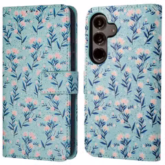 imoshion Design Bookcase Samsung Galaxy S24 - Blue Flowers