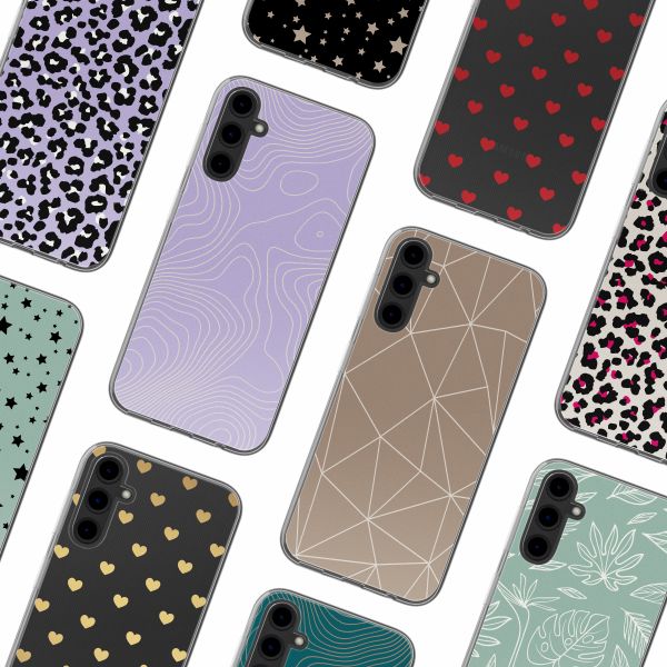 imoshion Design hoesje Samsung Galaxy A14 (5G/4G) - Topo Lilac