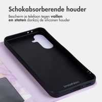 imoshion Design Bookcase Samsung Galaxy A36 - Purple Marble