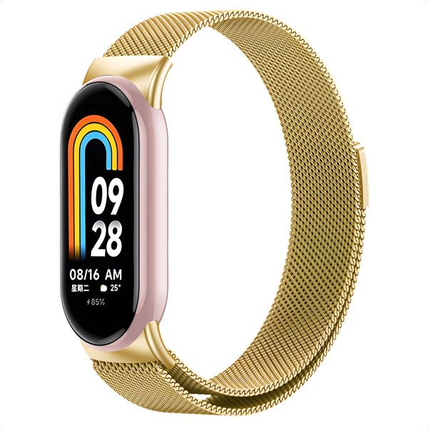 imoshion Milanees magnetisch bandje Xiaomi Smart Band 8 / 9 - Goud