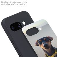 Ontwerp je eigen gel hoesje Google Pixel 9a - Zwart