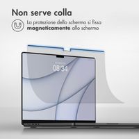 Accezz Magnetische Screenprotector Apple MacBook Air 15 inch (2023 / 2024 M3 / 2025 M4 / 2026 M5)