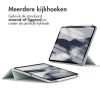 imoshion Magnetic Bookcase iPad Air 11 inch (2024) M2 / Air 5 (2022) / Air 4 (2020) - Lichtgroen