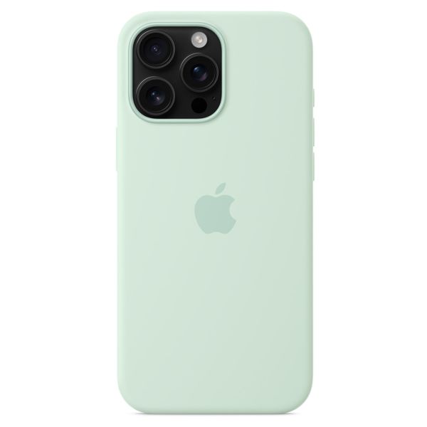 Apple Silicone Backcover MagSafe Apple iPhone 16 Pro Max - Aquamarine
