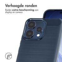 imoshion Brushed Backcover Oppo Reno15 (5G) - Donkerblauw