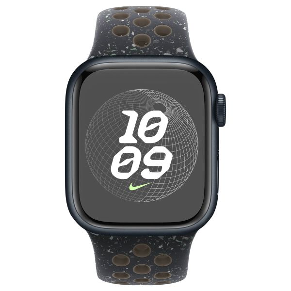 Apple Nike Sport Band Apple Watch Series 1 t/m 9 / SE (38/40/41 mm) | Series 10 / 11 (42 mm) - Maat S/M - Midnight Sky