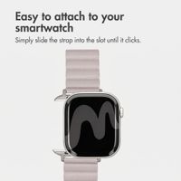 imoshion Magnetic Faux Leather Band Apple Watch | 44/45/46/49 mm - Beige