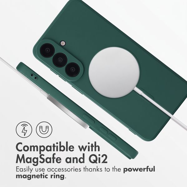 imoshion Colour Back Cover with MagSafe Samsung Galaxy S26 FE - Dark Green