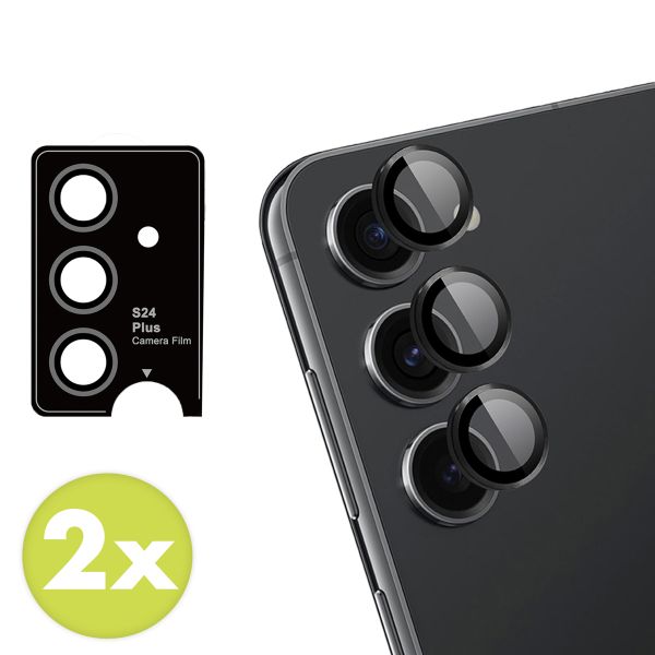 imoshion 2 Pack Camera lens protector Samsung Galaxy S24 Plus - Zwart