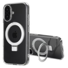 Accezz Ring Stand Backcover met MagSafe Apple iPhone 16 - Transparant