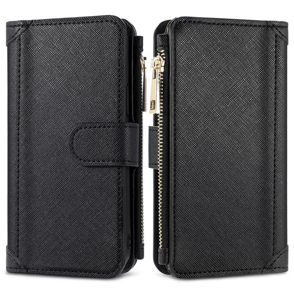 imoshion Luxe Portemonnee iPhone 12 (Pro) - Zwart