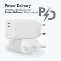 imoshion Wall Charger 35 Watt | Met 2 USB-C poorten - Wit