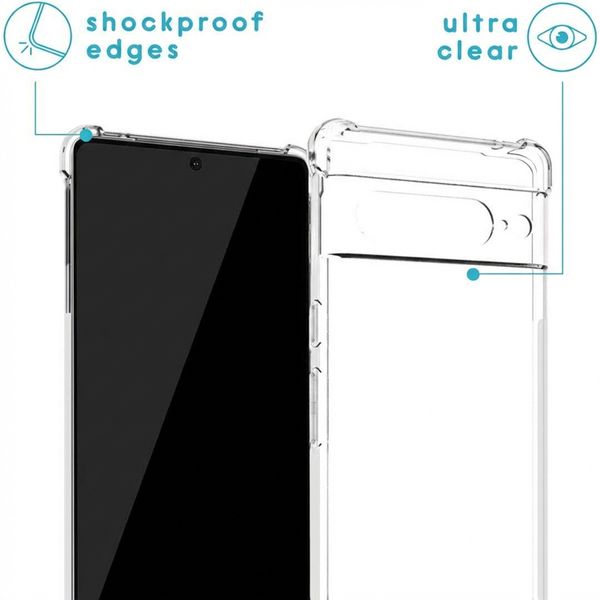 imoshion Transparante Backcover met koord Google Pixel 7 Pro - Zwart