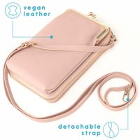 imoshion Vegan Lederen Telefoontasje Crossbody - Roze