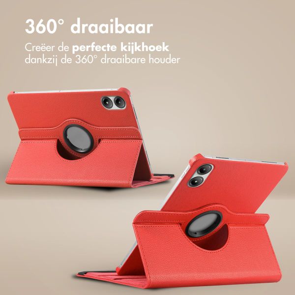 imoshion 360° draaibare Bookcase Xiaomi Redmi Pad Pro / POCO Pad - Rood