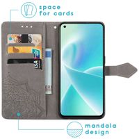 imoshion Mandala Bookcase OnePlus Nord 2T - Grijs