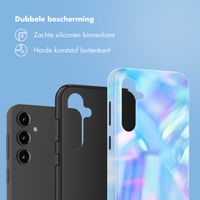 Selencia Vivid Backcover Samsung Galaxy S23 FE - Holographic Blue Dream