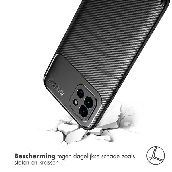 imoshion Carbon Softcase Backcover Samsung Galaxy A03 - Zwart