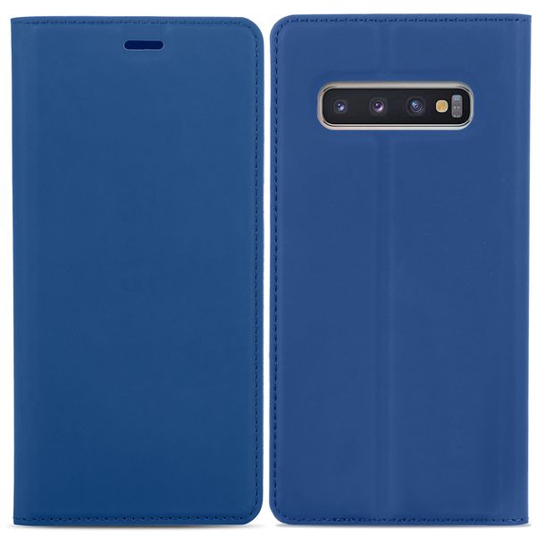 imoshion Slim Folio Bookcase Samsung Galaxy S10 - Donkerblauw