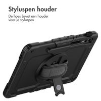 Accezz Rugged Backcover met schouderstrap Samsung Galaxy Tab S10 Plus / Tab S9 FE Plus / Tab S9 Plus - Zwart