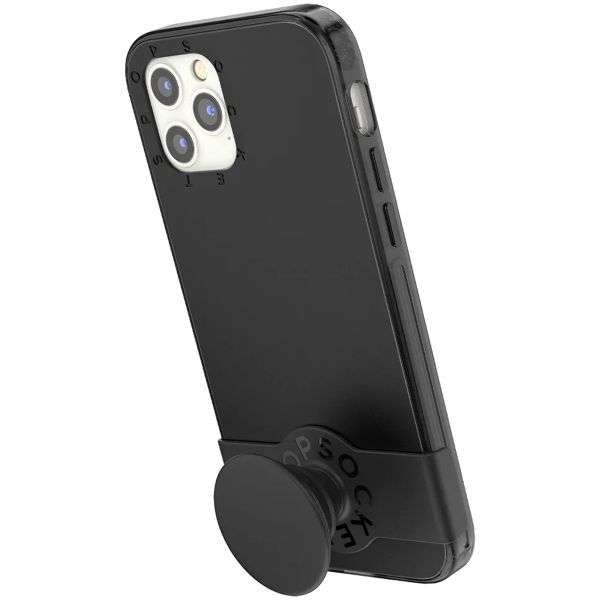 PopSockets PopCase iPhone 12 (Pro) - Zwart