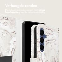 imoshion Design Bookcase Samsung Galaxy S25 FE - Sandy Marble