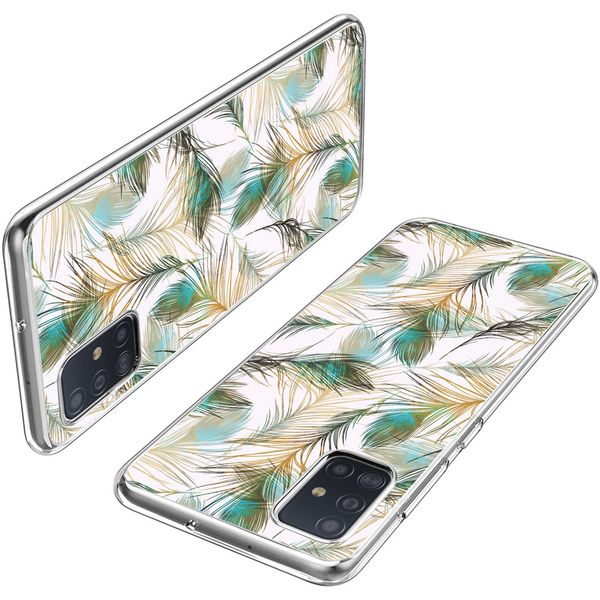 imoshion Design hoesje Samsung Galaxy A51 - Pauw / Groen