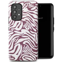 Selencia Vivid Tough Backcover Samsung Galaxy A53 - Trippy Swirl Dark Rose