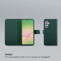 Selencia Olyn Uitneembare Bookcase met MagSafe Samsung Galaxy A56 - Groen