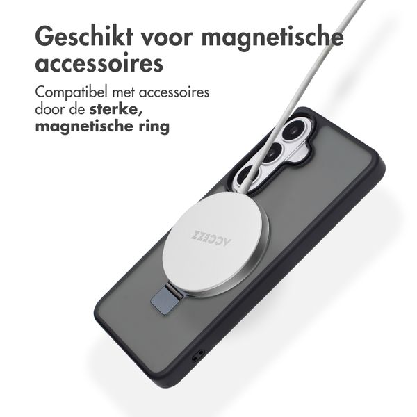 Accezz Ring Stand Backcover met MagSafe Samsung Galaxy S26 - Zwart