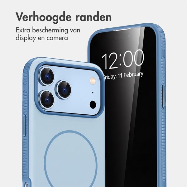 imoshion Color Backcover met Thin MagSafe Ring Apple iPhone 18 Pro Max / 17 Pro Max - Lichtblauw