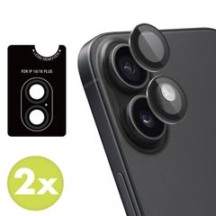 imoshion 2 Pack Camera lens protector Apple iPhone 16 / 16 Plus - Zwart