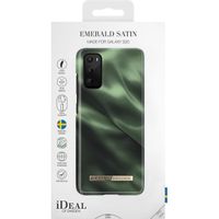 iDeal of Sweden Fashion Backcover Samsung Galaxy S20 - Emerald Satin