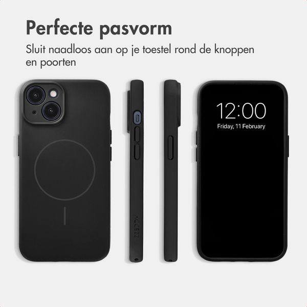 Accezz Grip Backcover met MagSafe Apple iPhone 14 - Zwart