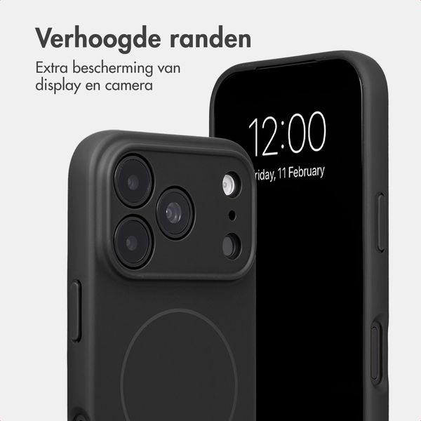 Accezz Grip Backcover met MagSafe Apple iPhone 18 Pro Max / 17 Pro Max - Zwart