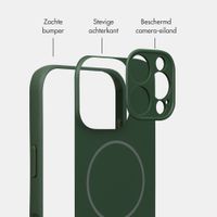 Accezz Grip Backcover met MagSafe Apple iPhone 16 Pro - Donkergroen
