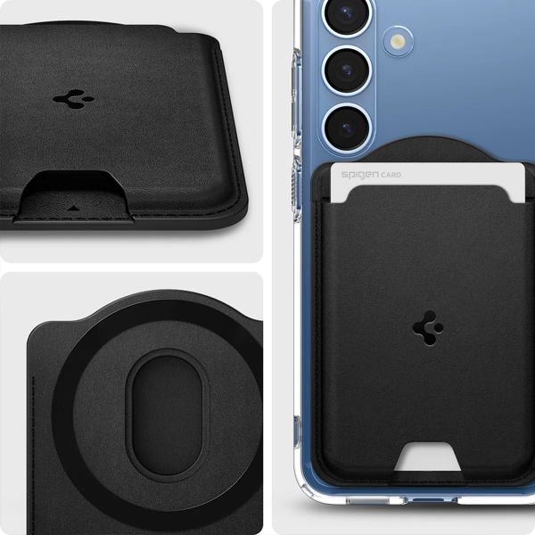 Spigen Magnetic Cardholder Valentinus voor Samsung Magnetic Case - 3 kaarten - Black