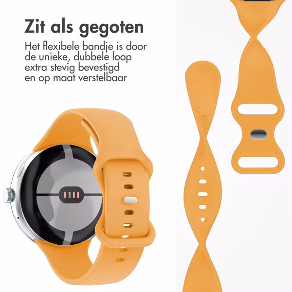 imoshion Siliconen⁺ bandje Google Pixel Watch 3 / 4 (45 mm) - Maat L - Geel