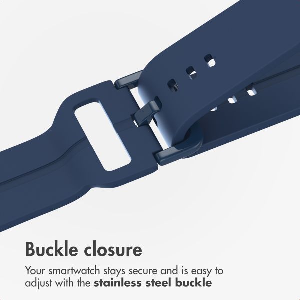imoshion Silicone strap Samsung Galaxy Watch 4 / 5 / 6 / 7 / FE (20 mm) - Dark Blue