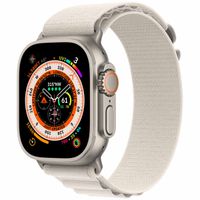 Apple Alpine Loop Band Apple Watch Series 1-10 / SE / Ultra (2) - 42/44/45/46/49 mm - Maat S - Starlight