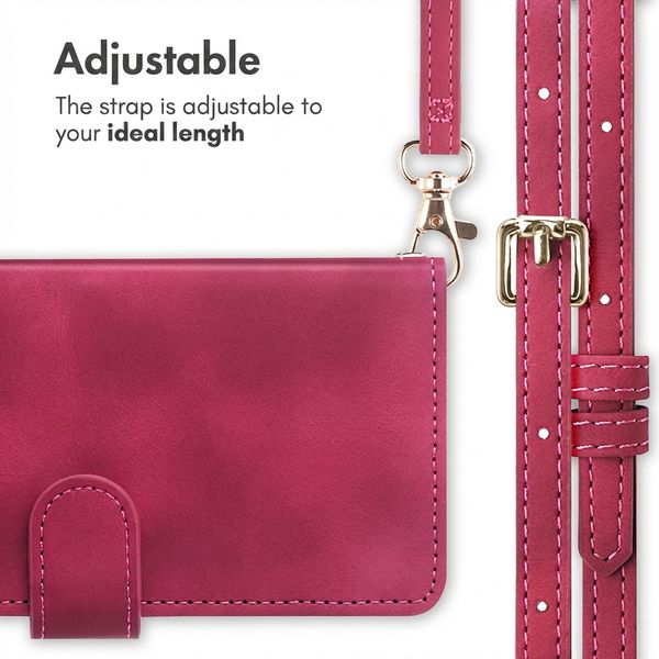 imoshion Bookcase with Strap Apple iPhone 17e / 16e - Red
