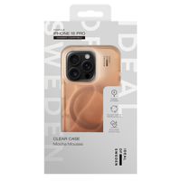 iDeal of Sweden Clear Case MagSafe Apple iPhone 16 Pro - Mocha Mousse
