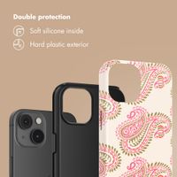Selencia Vivid Back Cover Apple iPhone 14 - Paisley Blush