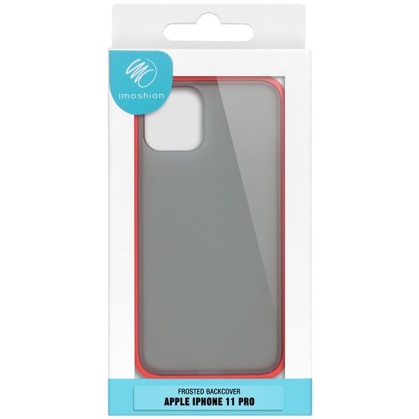 imoshion Frosted Backcover iPhone 11 Pro - Rood