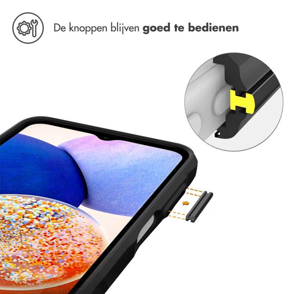 imoshion Rugged Hybrid Case Samsung Galaxy A25 (5G) - Zwart