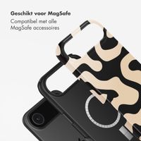 Selencia Vivid Backcover met MagSafe Apple iPhone Air - Art Wave Black